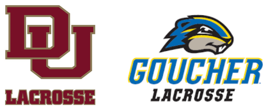 The University of Denver and Goucher College Lacrosse Team Logos