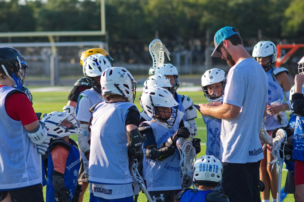 Summer Showdown Lacrosse Camp 2024 Team Huddle 